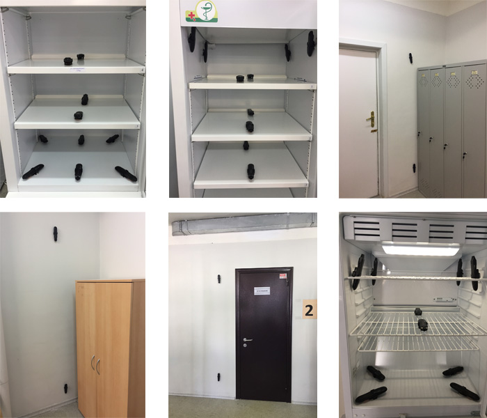 Пример температурного картирования фармацевтического склада Пример температурного картирования фармацевтического склада