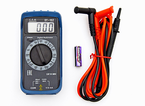 DT-102 Мультиметр цифровой