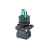 Переключатель  на 3 положения с фиксацией и подсветкой,  зеленый, 1NO, 220V AC/DC, IP65, пластик