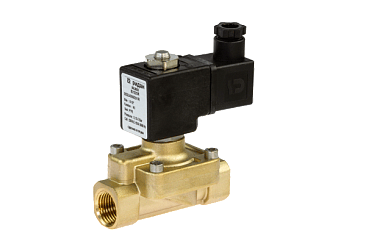 Клапан электромагнитный EV225R, G 1, PTFE, нормально закрытый, 0,5…6 бар, с катушкой 24В, пост.ток