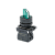 Переключатель  на 3 положения с фиксацией и подсветкой, зеленый, 1NO, 24V AC/DC, IP65, пластик