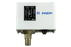 Реле давления KPI 35R, диапазон настройки -0,2...7,5 бар, дифференциал 0,7…4 бар, штуцер G1/4А, автоматический сброс