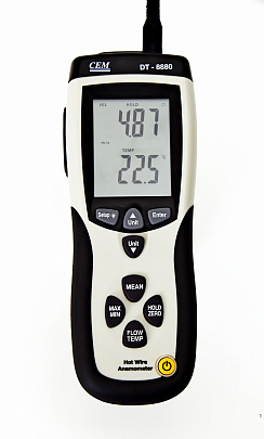 DT-8880 Термоанемометр для измерения скорости ветра и температуры