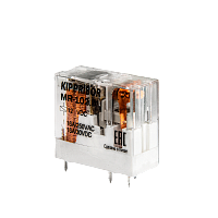 Промежуточные реле KIPPRIBOR серии MR в компактном корпусе (1- и 2-контактные)