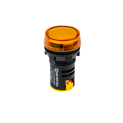 Сигнальная LED лампа, желтый, 110V AC/DC IP65
