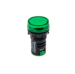 Сигнальная LED лампа, зеленый, 380V AC IP65
